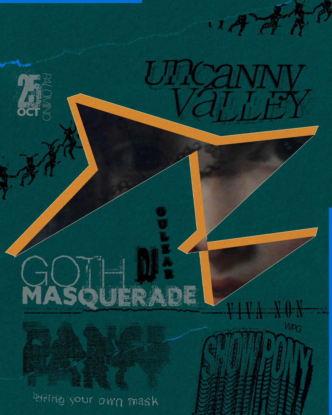 Goth Masquerade Dance Party with Uncanny Valley, Show Pony, Viva Non ...
