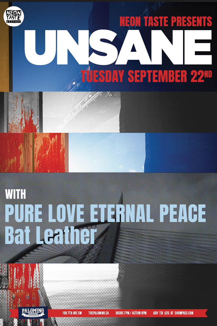 Unsane Occupational Hazard Tour event poster from The Palomino