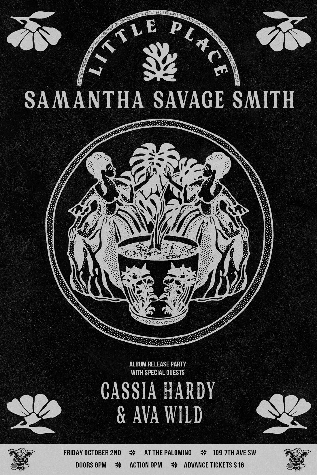 Samantha Savage Smith Little Place album release official Palomino poster